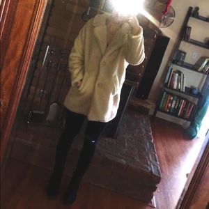 BOOHOO - Oversized Teddy Coat Faux Fur